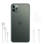 Apple iPhone 11 Pro Max (64GB, Midnight Green) [Carrier Locked] + Carrier Subscription [Cricket Wireless]