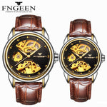 FNGEEN Fully Self Winding Automatic Watch for Men and Women Pair Watches Fashion Luxury Sports Mechanical Watches Couple Hours