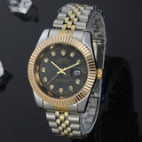 Top Luxury Brand WINNER Black Watch Men women Casual Male Watches Business Sports Military Stainless Steel Watch0100